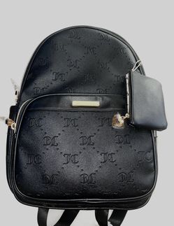 Juicy Couture / Black Juicy Couture Back Pack With Matching Coin Pouch