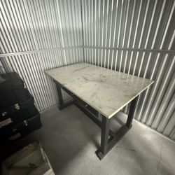 Cayson Marble Counter Table by Four Hands