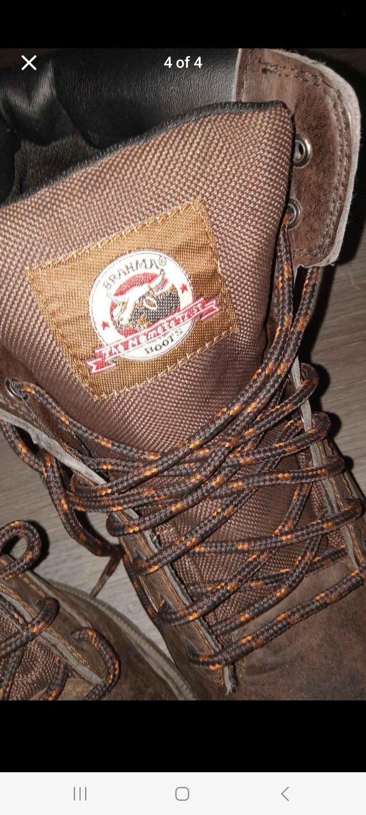 Brahmas Men's Work Boots Size 12
