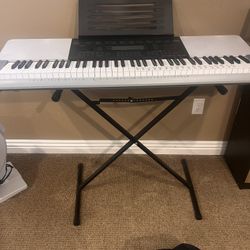 Casio Electronic Keyboard And Stand