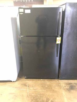 Black Whirlpool Top Freezer (Model:WRT311FZDB) WZ1