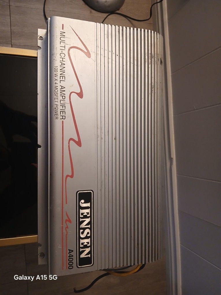 Jensen Voice Amp And Alpine Stereo Toguether
