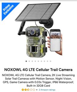 NOXOWL 4G LTE Cellular Trail Camera