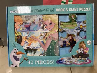 Frozen First Look And Find Puzzle Book