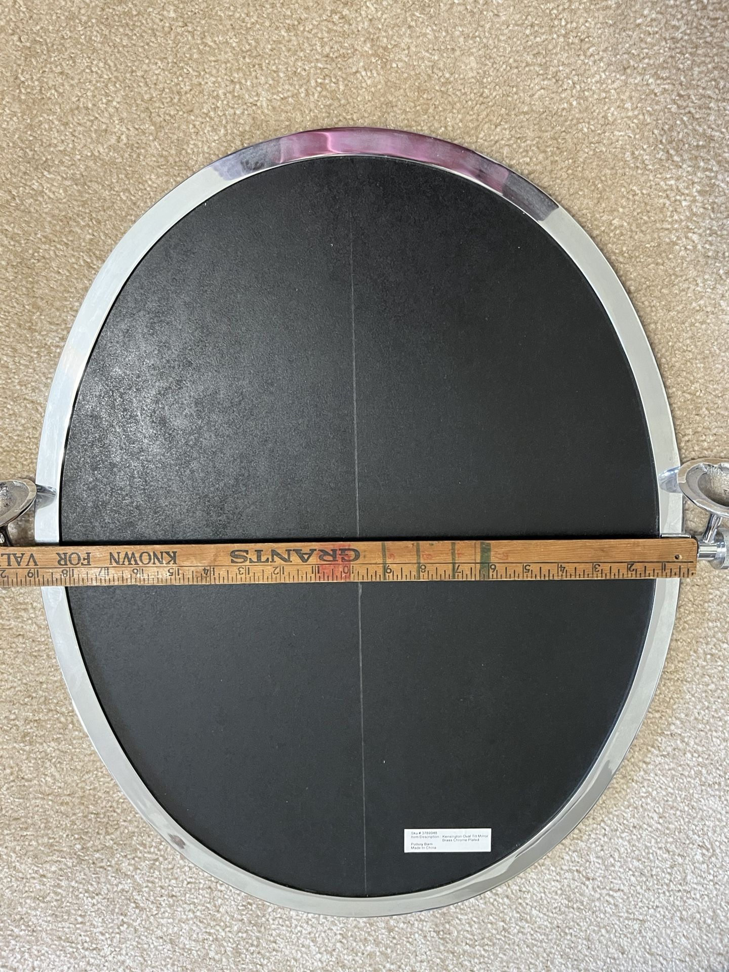 Reduced 2 Oval Tilt Mirrors Pottery Barn Bathroom Kensington Oval