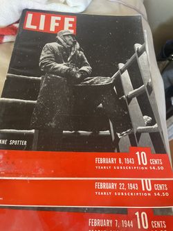 1943 Life War Magazines