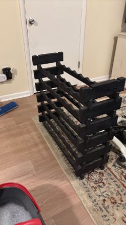 $7 Wood Wine rack