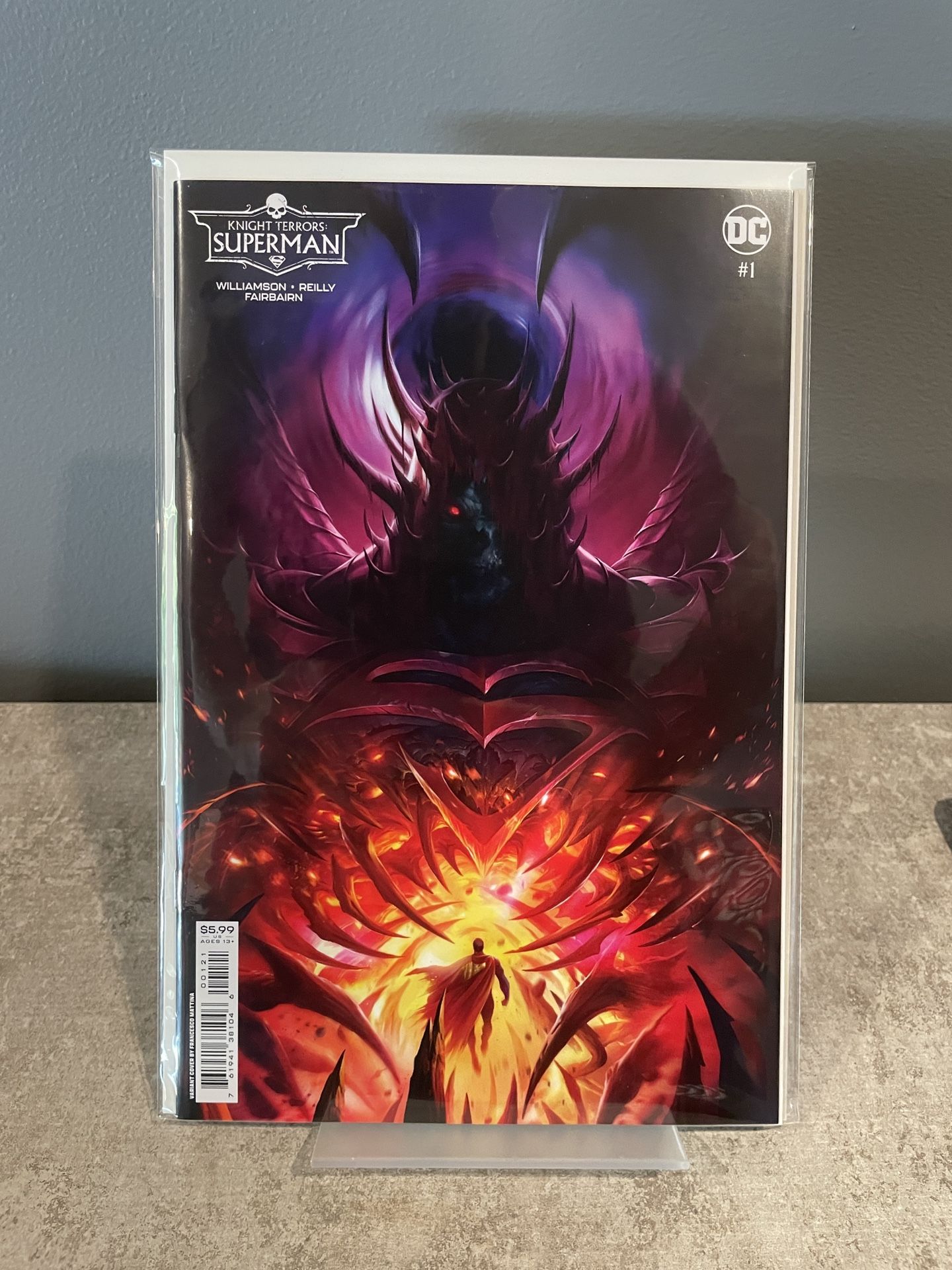 Knight Terrors: Superman #1 (DC Comics, 2023) Variant Cover