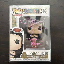 Nico Robin Signed Beckett Certified 