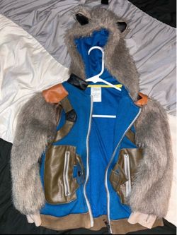 Rocket Raccoon Toddler Jacket Size 4