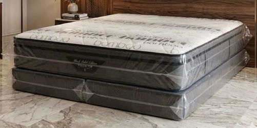 Brand new King pillowtop + free box spring as a gift