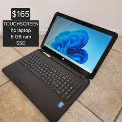 Windows 11 Hp Touchscreen Laptop. DELIVERY AVAILABLE. SE HABLA ESPAÑOL. 