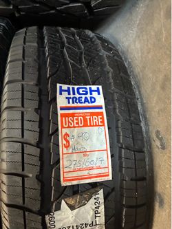 275 60 17 USED TIRE