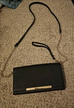Black wallet bag