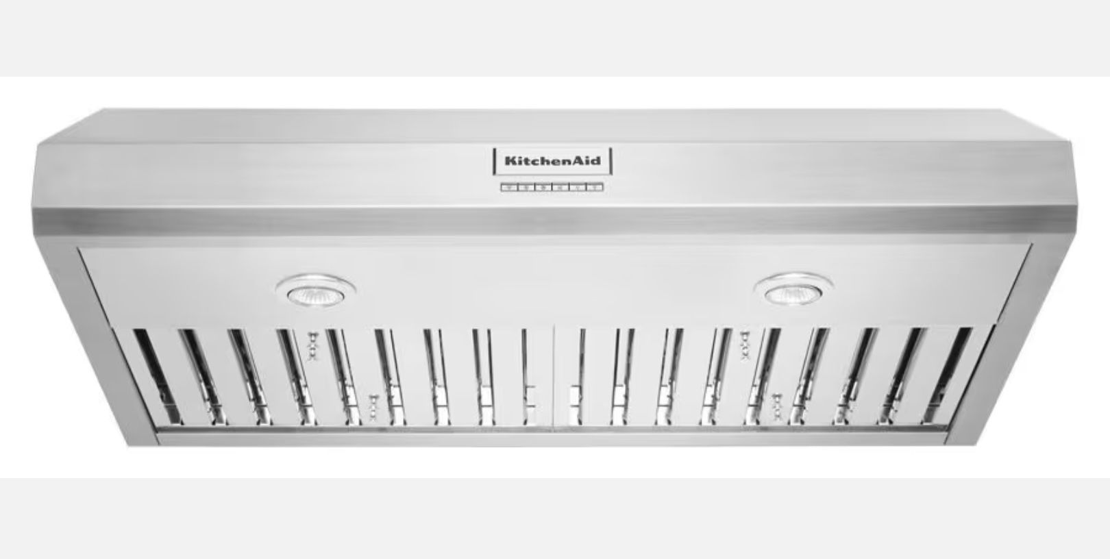 KitchenAid 36 in. 585 CFM Motor Class Commercial Style Under Cabinet Range Hood System 