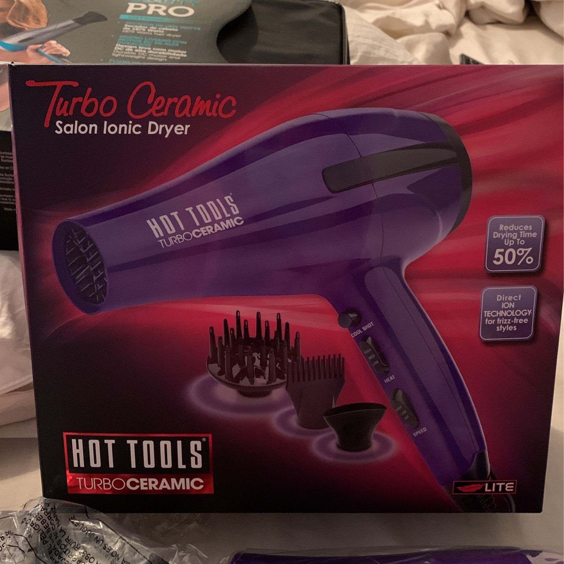 Hot Tools Turbo Ceramic, Salon Iconic Dryer, New!!!