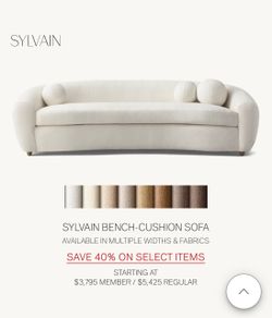 RH SYLVAIN Sofa
