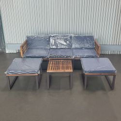 6pc Outdoor Patio Sectional Furniture Set