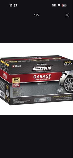 🔥Rocksolid Epoxy Floor Coating -NEW Dark Grey-🔥