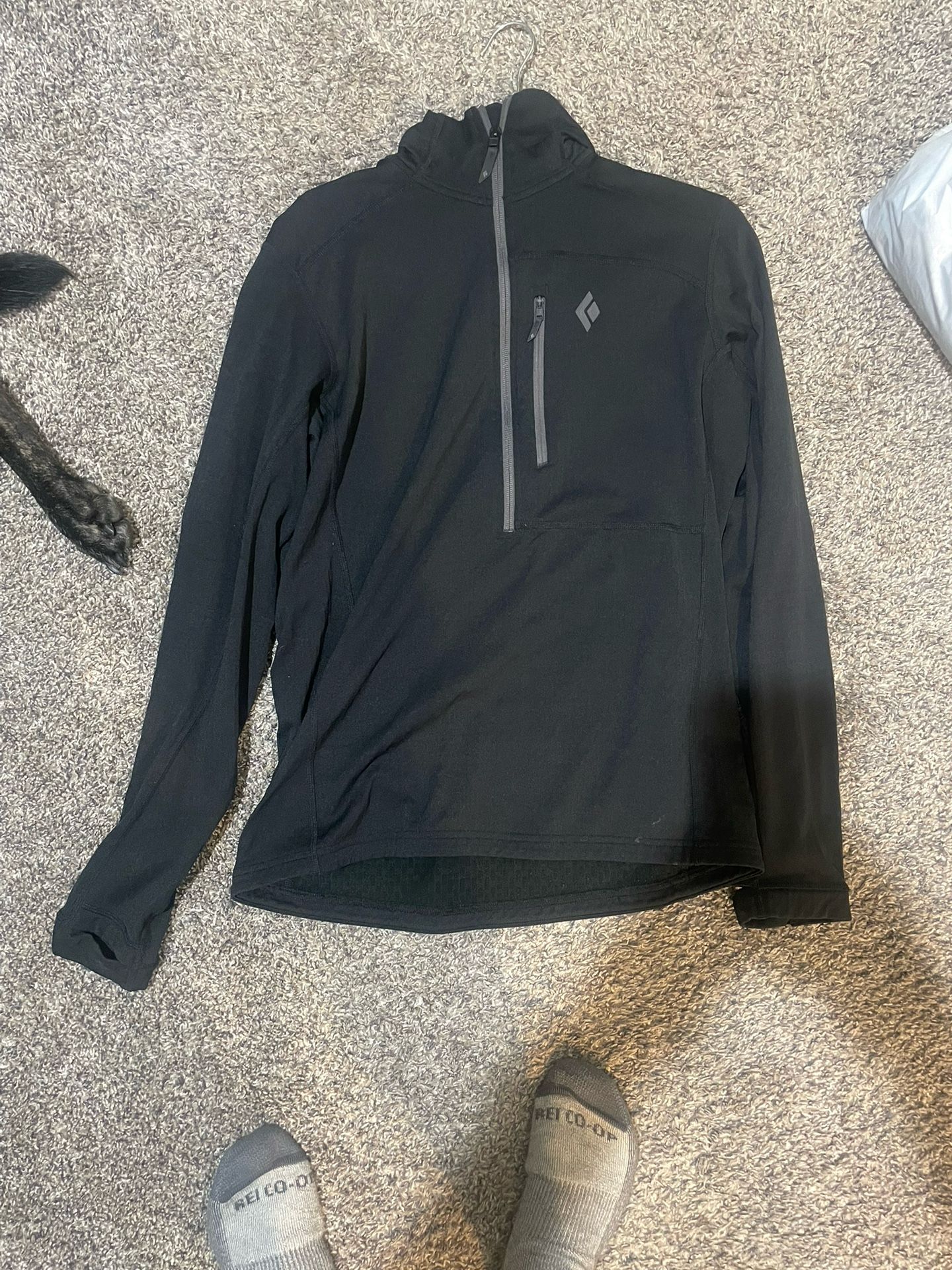 Black Diamond Hybrid Fleece With Hood