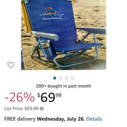 Tommy Bahama Backpack Beach Chair $45 each
