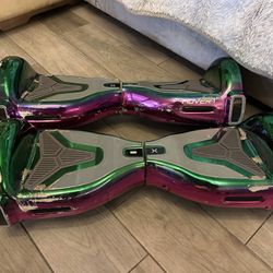 Hover Board And Seated Riding Attachment 