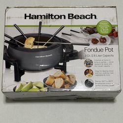 Hamilton beach fondue pot 