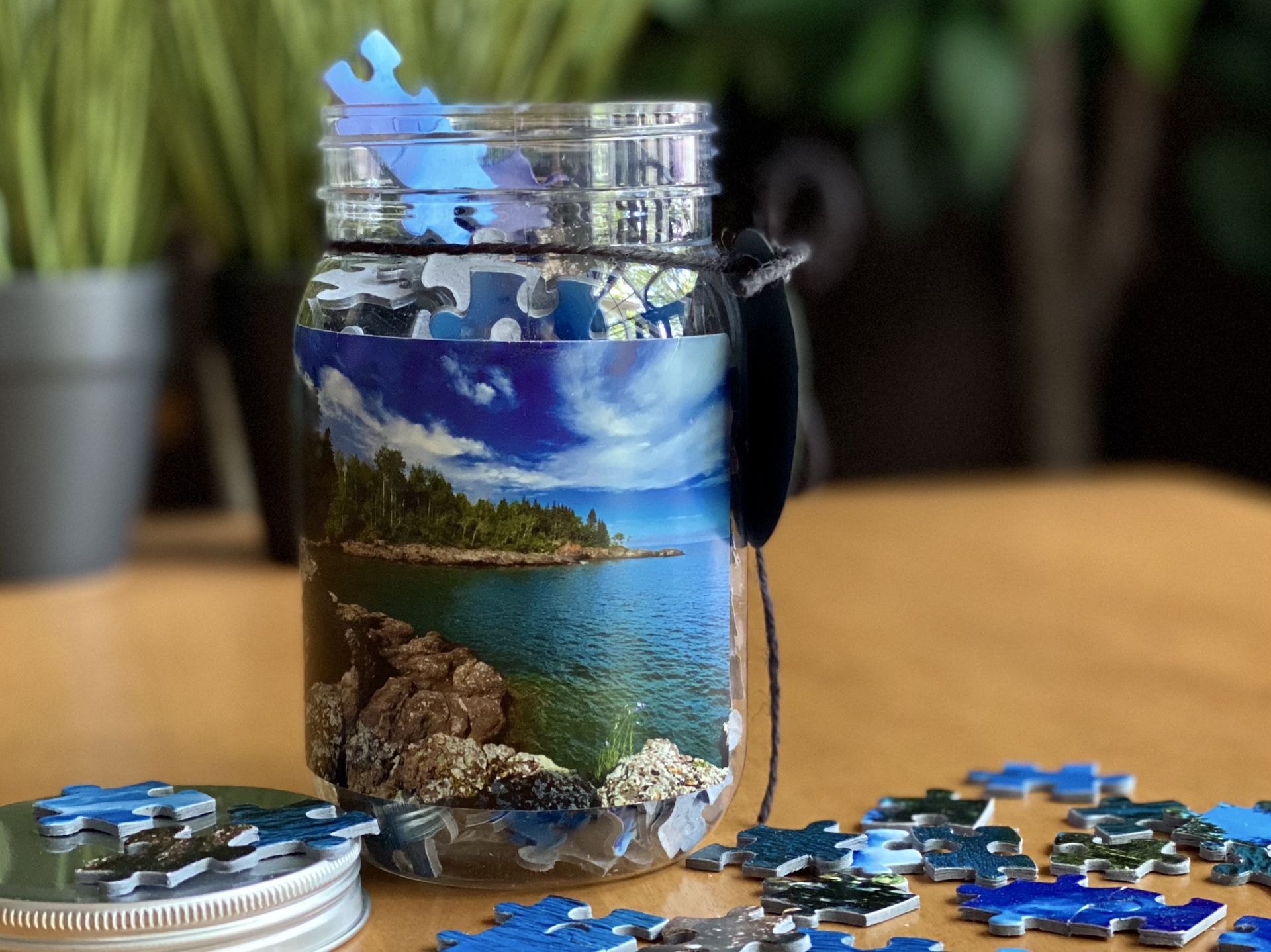 Puzzle 🧩 Jar - Lake Superior Shoreline