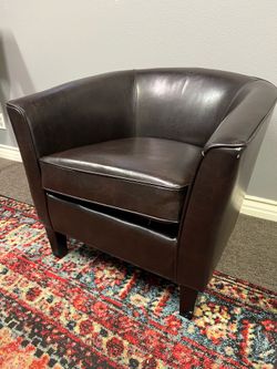 Leather Club Chair