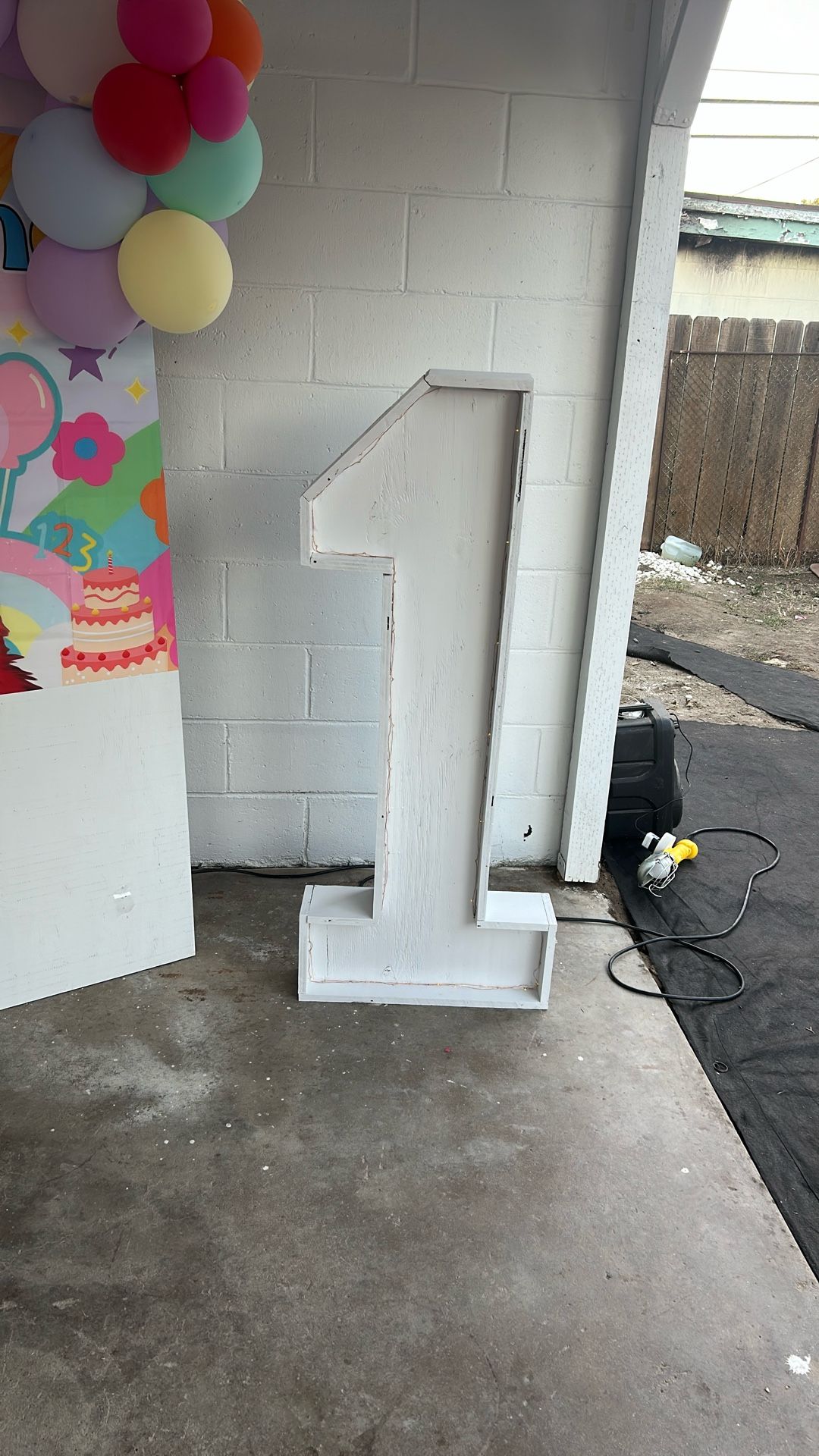 Homemade Wood Number 1