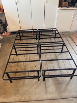 Full Size Foldable Metal Bed Frame