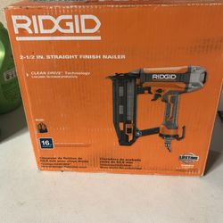 Ridgid 2-1/2 Straight Finish Nailer