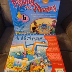 Fishing for Phonics & A B Seas Alphabet Learning Game Lakeshore Discovery