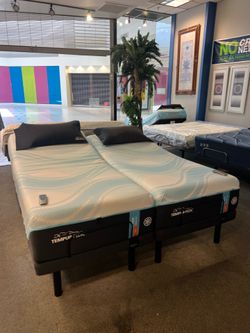 🔥Tempur luxe breeze 2.0 split king adjustable set $2700🔥