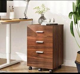 Wooden Under Desk shelf with wheels