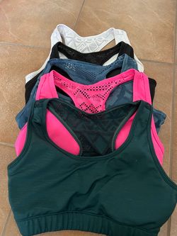 Lot of 5 Small Zyia Sports Bras Mixed Colors