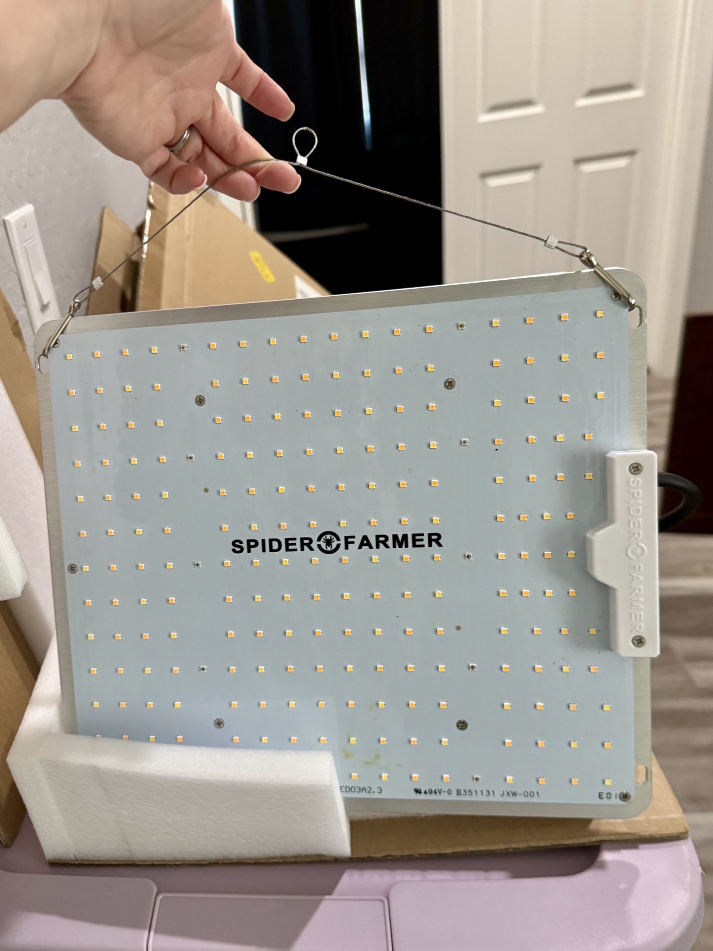 Spider Farmer SF1000, Samsung LM301H EVO Led Grow Light, Full Spectrum Plant Light, Dimmable & High