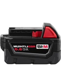 Milwaukee 48-11-1850 M18 Redlithium 5.0Ah Bat Pack