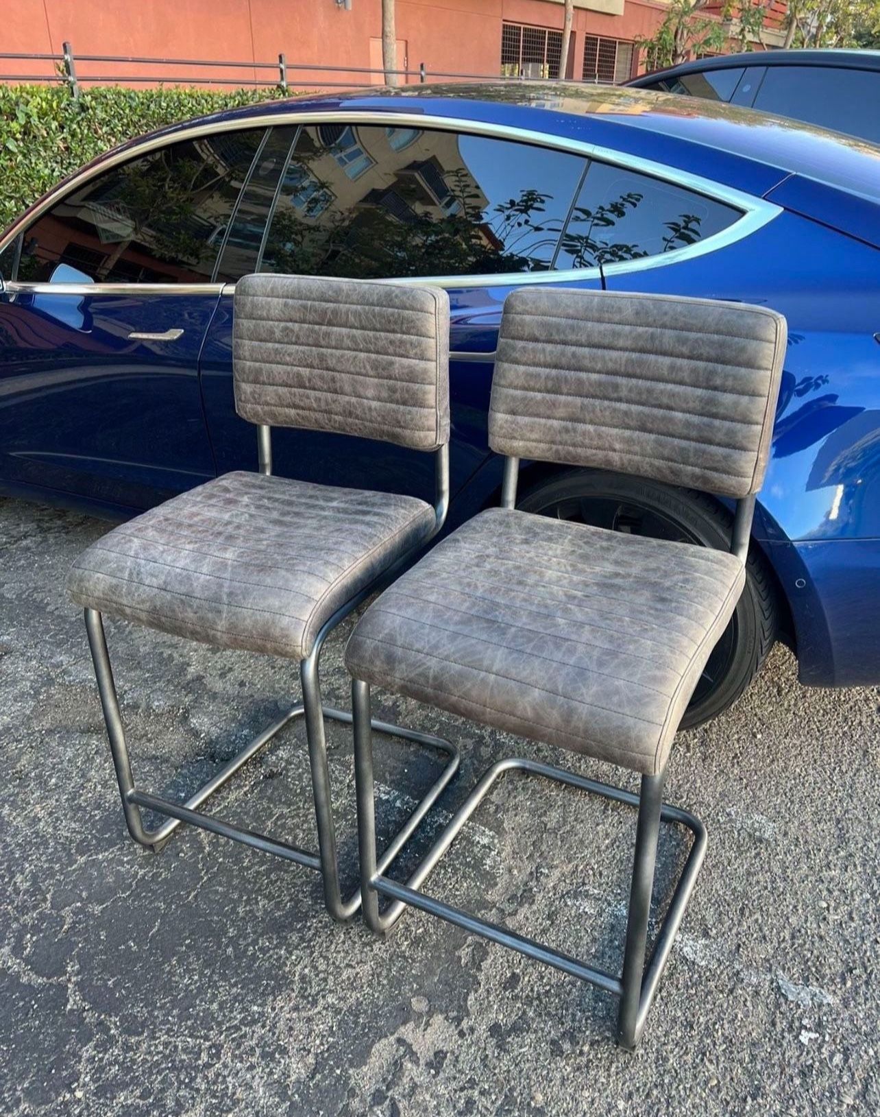 Luxury Leather Barstools