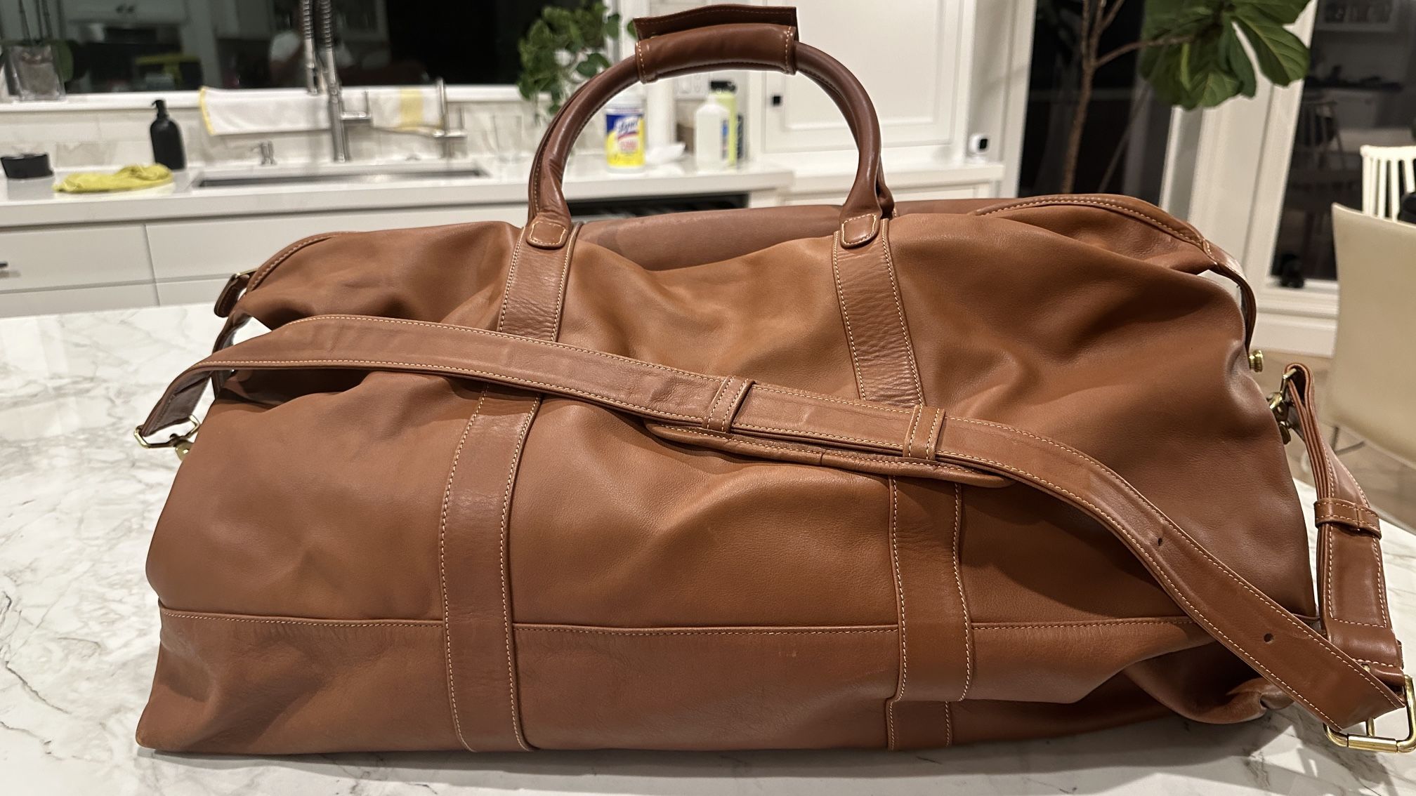 Coach Leather Weekend Bag