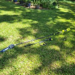 Ryobi 40V 10" Pole Saw & Trimmer Set