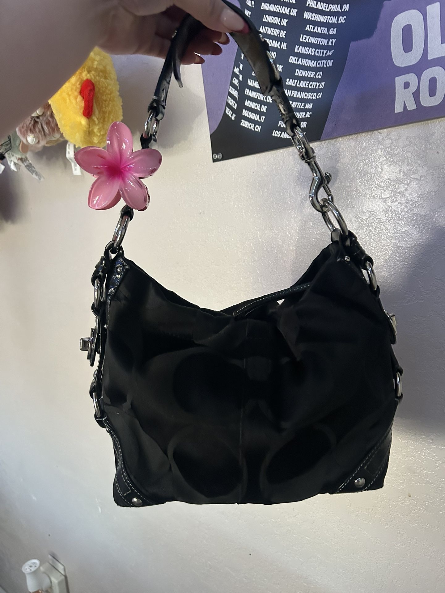 Coach Carly Signature Hobo Shoulder Bag