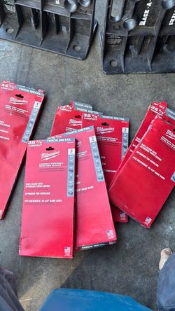 Milwaukee Bandsaw blades SEND OFFER