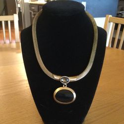 Necklace/Choker – 1960S Original Costume Jewelry – Mint Condition And Very Glamorous.