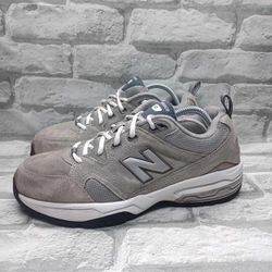 New Balance 609 V2G Gray Suede Size 9.5 4E Extra Wide Athletic