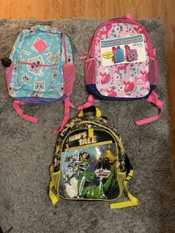 Brand new backpacks