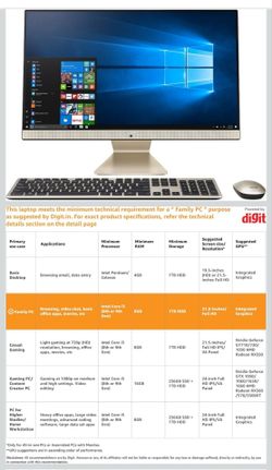 Asus all in one PC