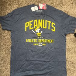 T-shirt Peanuts Athletics Size Large -new With Tags 