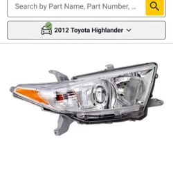 Toyota Highlander Headlights