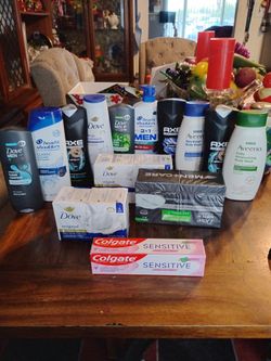 Men's hygiene dove, axe,head and shoulders,Aveeno